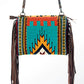 American Darling Animal Aztec Blanket Crossbody - Southern Sassy Boutique