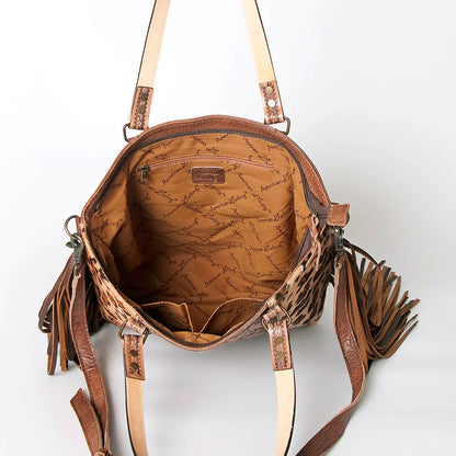 American Darling Stamped Tooled Leather Cheetah Bag - Southern Sassy Boutique