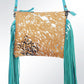 American Darling Snake Skin Print Fringed Crossbody