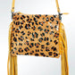 American Darling Leopard Print Fringe Crossbody