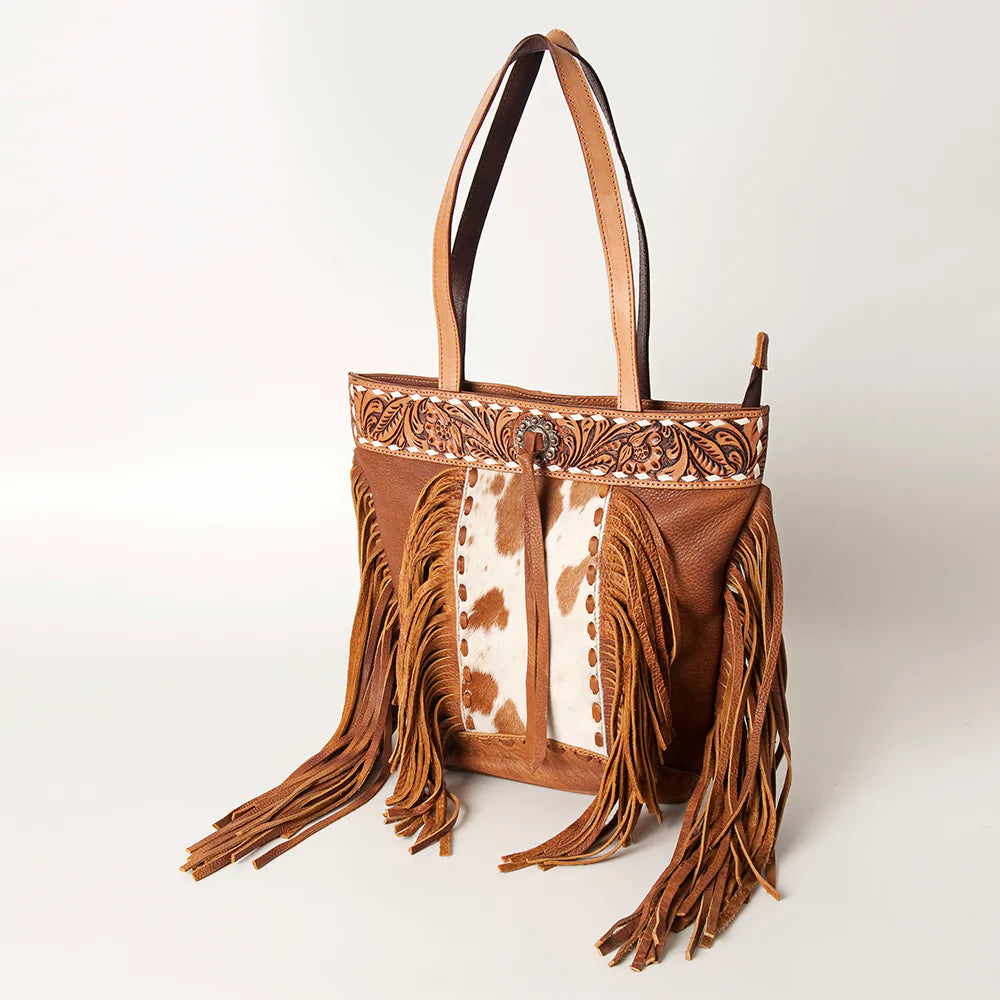 American Darling Western Stamped Tooled Tote