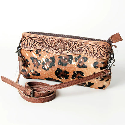 American Darling Cheetah & Gold Acid Wash Small Crossbody Bag