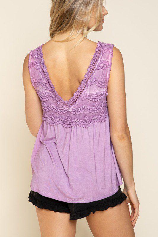 Soft Lace Sleeveless Top - Southern Sassy Boutique