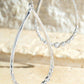 Image: Teardrop Crystal Dangle earrings Silver | Southern Sassy Boutique