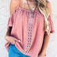 Cold Shoulder Top - Southern Sassy Boutique