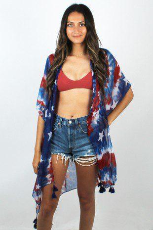 Image: BEACH COVER-UP Red | Southern Sassy Boutique