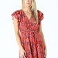 Floral Print MIni Dress - Southern Sassy Boutique