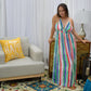 Tropical Print Maxi Dress - Southern Sassy Boutique