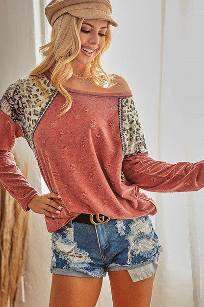 Long Sleeve Knit Top - Southern Sassy Boutique