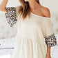 Waffle Animal Print Top - Southern Sassy Boutique