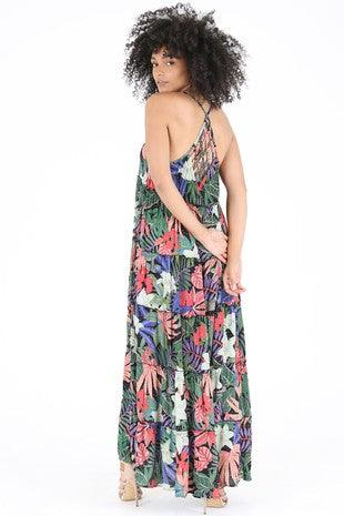 Tropical Maxi Dress - Southern Sassy Boutique