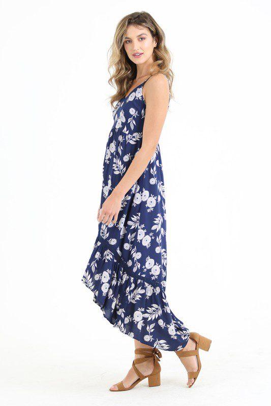 Floral Boho Dress - Southern Sassy Boutique