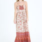 Floral Burgundy Maxi Dress - Southern Sassy Boutique