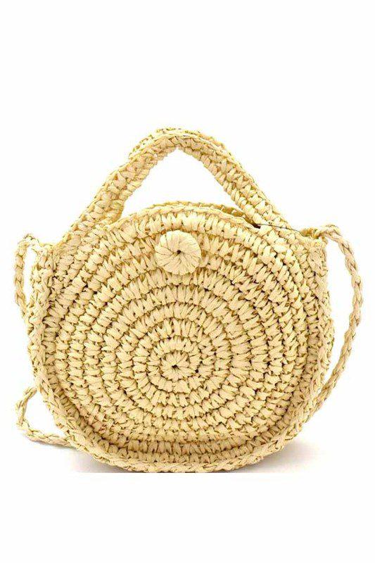 Image: Light Weight Braided Bag Ivory | Southern Sassy Boutique