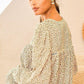 Leopard Bubble Sleeve Blouse - Southern Sassy Boutique