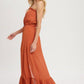 Maxi Dress - Woven Dress Featuring A Tube Neckline - Southern Sassy Boutique