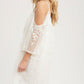 Woven Mini Dress Features An Embroidery Lace Fabric - Southern Sassy Boutique