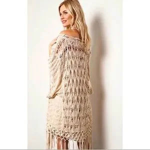 Crochet So Fringe Sweater & Cover Up - Southern Sassy Boutique