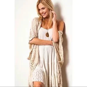 Crochet So Fringe Sweater & Cover Up - Southern Sassy Boutique