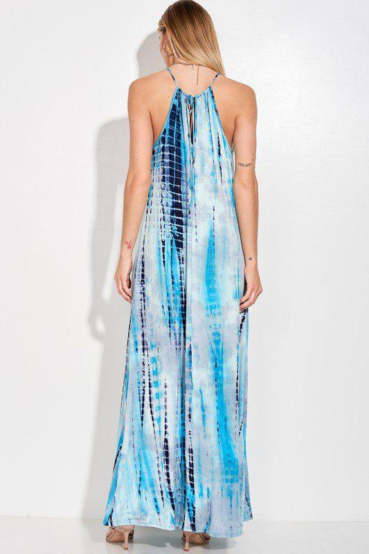 Tie Dye Spaghetti Strap Dress