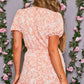 Floral Front Tie Dress - Southern Sassy Boutique