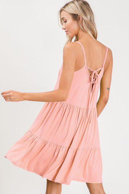 Pleated Tier Dress - Southern Sassy Boutique