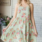 Tiered Detail Floral Dress - Southern Sassy Boutique