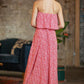 Floral Printed Tube Maxi Dress - Southern Sassy Boutique