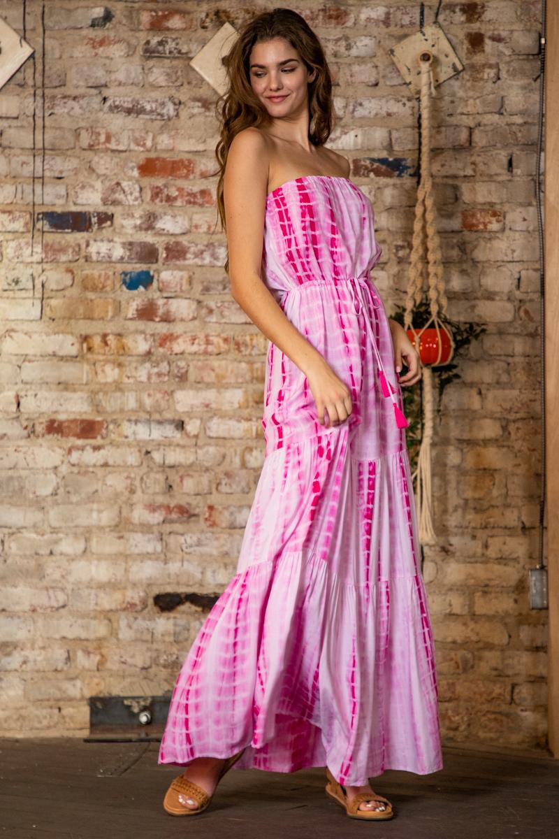 Tie-dye Maxi Dress - Southern Sassy Boutique