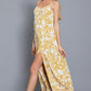 Floral Smocked Top Maxi With Adj. Straps - Southern Sassy Boutique