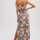 French Terry Floral Print Maxi Dress - Southern Sassy Boutique