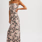 French Terry Floral Print Maxi Dress - Southern Sassy Boutique