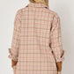 Plaid Long Sleeve Jacket - Southern Sassy Boutique
