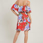 Floral Print Ruffle Dress - Southern Sassy Boutique
