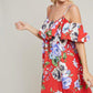 Floral Print Ruffle Dress - Southern Sassy Boutique