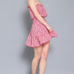 Strapless Floral Print Mini Dress - Southern Sassy Boutique