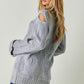 Cold Shoulder Long Sleeve Sweater - Southern Sassy Boutique