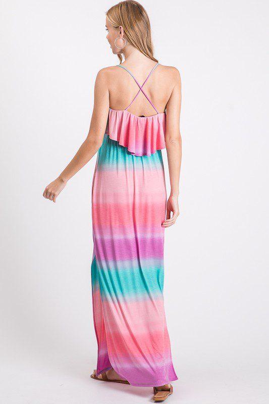 Ombre Maix Dress - Southern Sassy Boutique