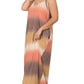 Curvy Color Fade V-Neck Maxi Dress - Southern Sassy Boutique