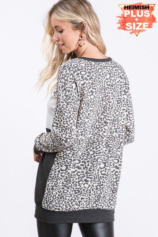 Cheetah Print Pullover - Southern Sassy Boutique