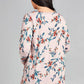 Floral Hacci Side Twist Top - Southern Sassy Boutique