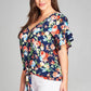 Bubble Chiffon Floral Top - Southern Sassy Boutique