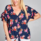 Bubble Chiffon Floral Top - Southern Sassy Boutique