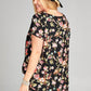 Curvy Floral Jersey Top - Southern Sassy Boutique