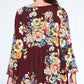 Curvy Floral Babydoll Tunic Top - Southern Sassy Boutique