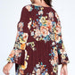 Curvy Floral Babydoll Tunic Top - Southern Sassy Boutique