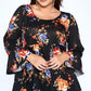 Hacci Babydoll Floral Top - Southern Sassy Boutique