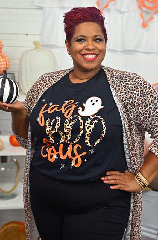 Fab-BOO-Lous Halloween Tee - Southern Sassy Boutique