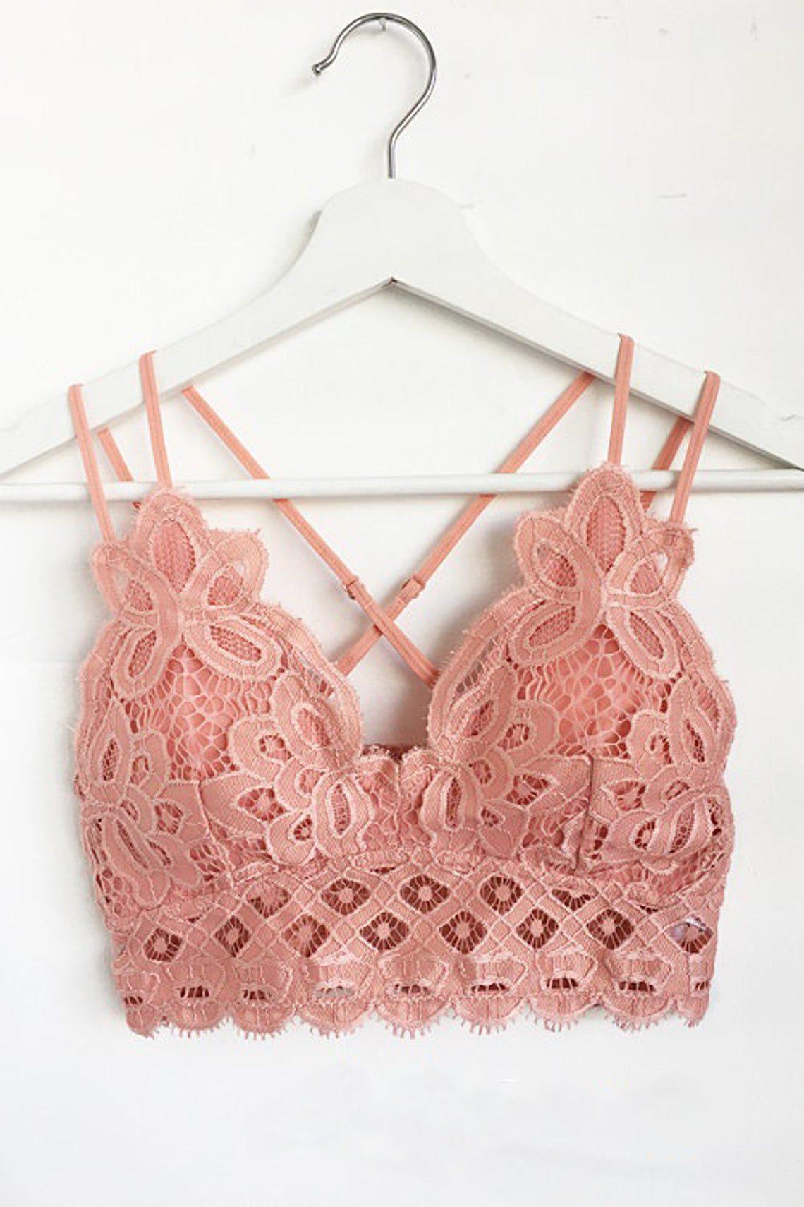 Image: CROCHET LACE BRALETTE Blush Beauty | Southern Sassy Boutique