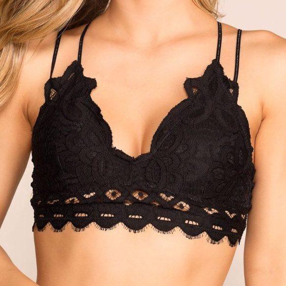 Image: CROCHET LACE BRALETTE Black | Southern Sassy Boutique